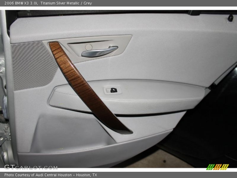 Titanium Silver Metallic / Grey 2006 BMW X3 3.0i