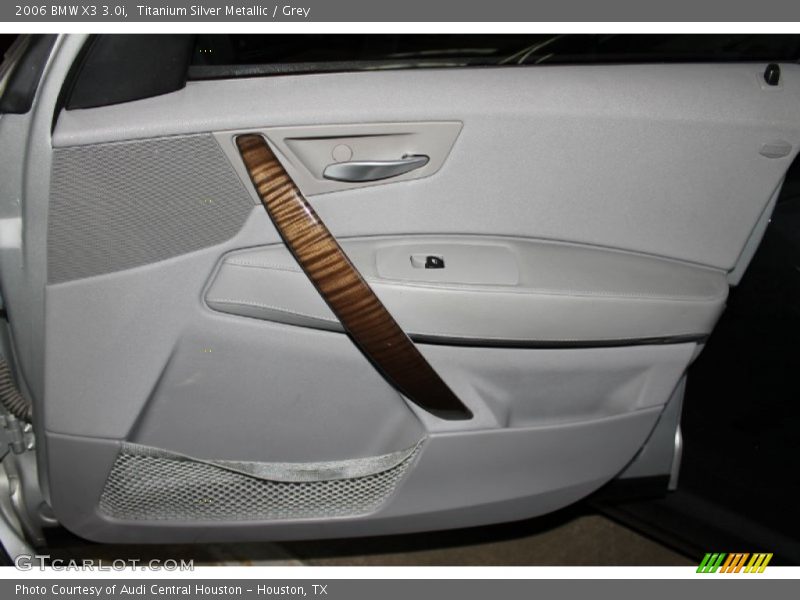 Titanium Silver Metallic / Grey 2006 BMW X3 3.0i