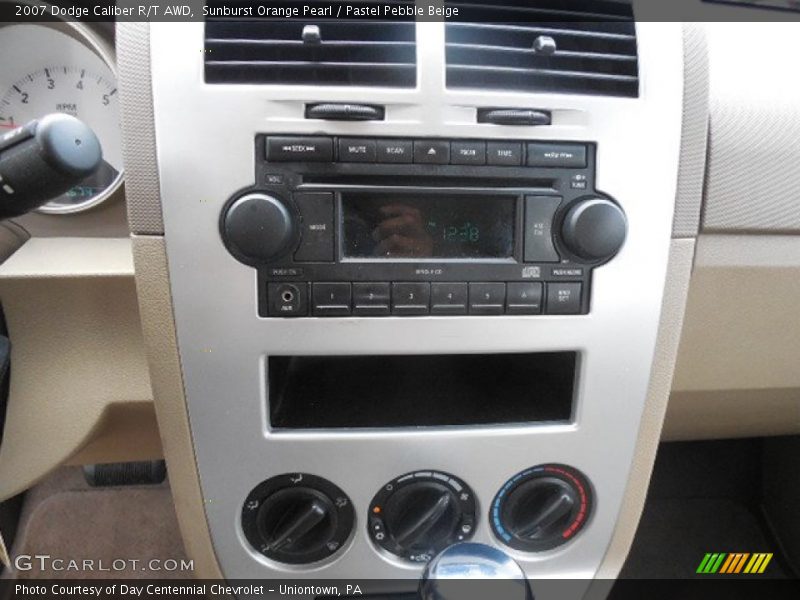 Sunburst Orange Pearl / Pastel Pebble Beige 2007 Dodge Caliber R/T AWD
