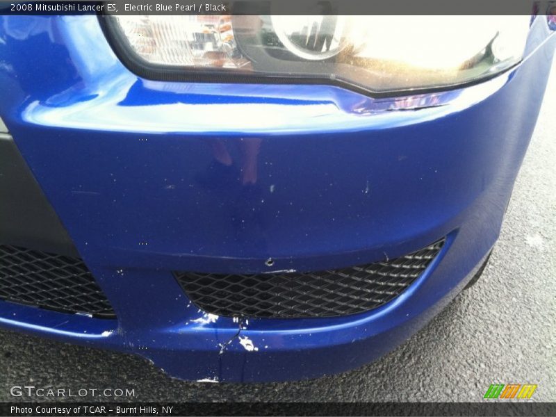 Electric Blue Pearl / Black 2008 Mitsubishi Lancer ES
