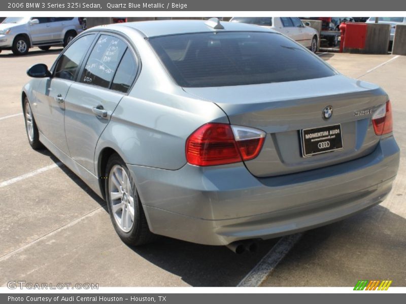 Quartz Blue Metallic / Beige 2006 BMW 3 Series 325i Sedan