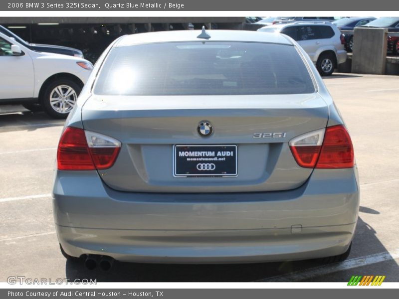 Quartz Blue Metallic / Beige 2006 BMW 3 Series 325i Sedan