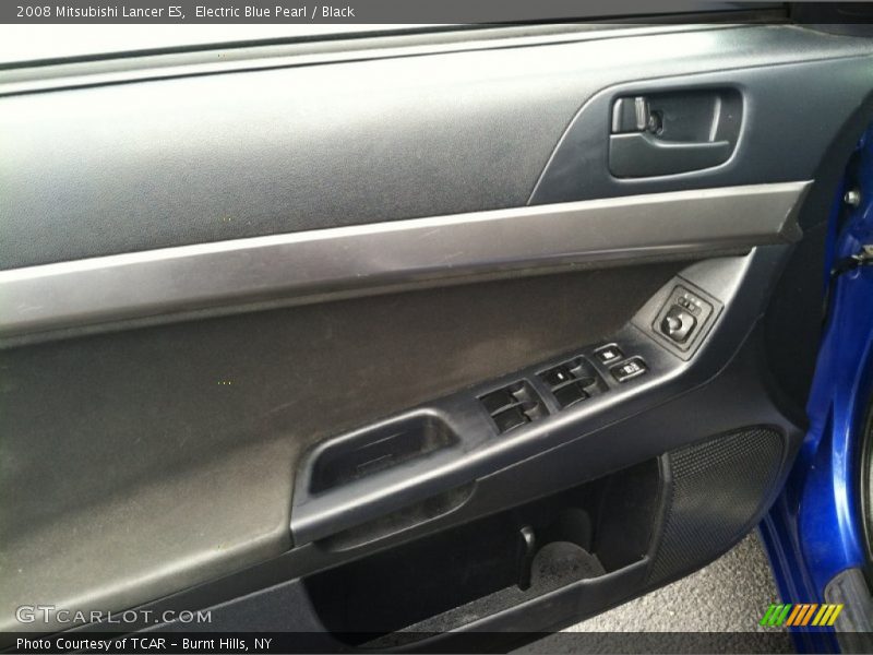 Electric Blue Pearl / Black 2008 Mitsubishi Lancer ES