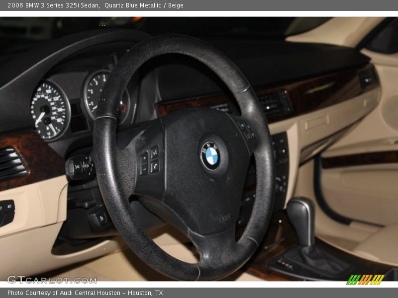 Quartz Blue Metallic / Beige 2006 BMW 3 Series 325i Sedan