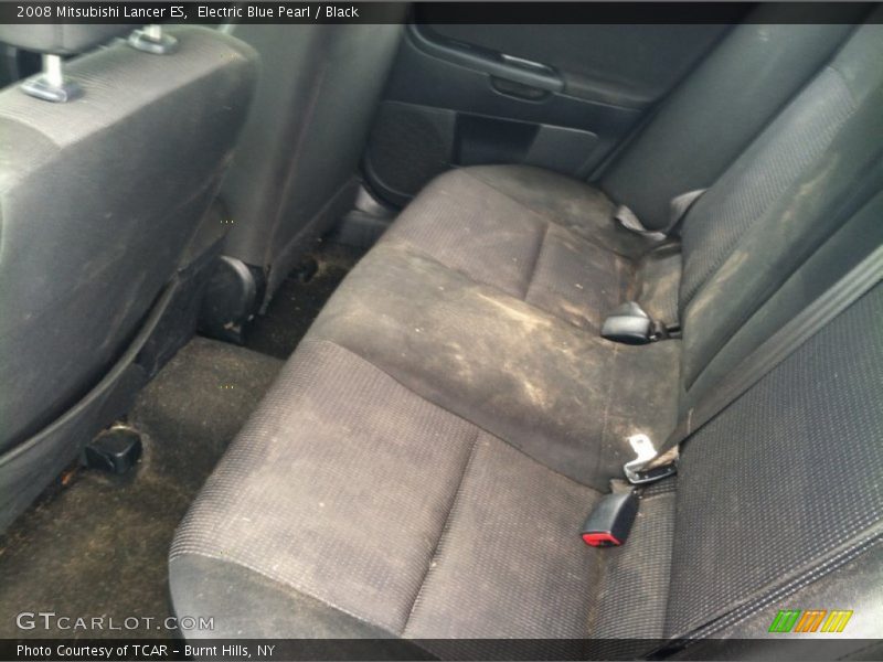 Electric Blue Pearl / Black 2008 Mitsubishi Lancer ES