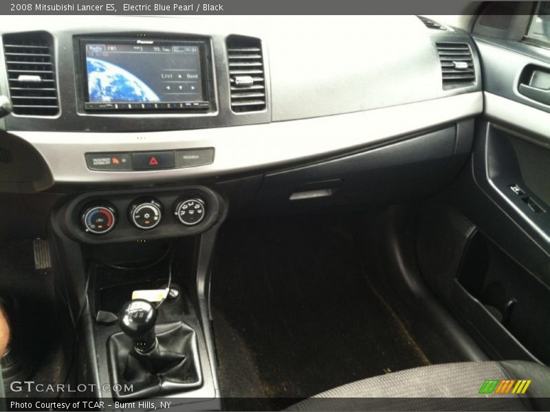 Electric Blue Pearl / Black 2008 Mitsubishi Lancer ES
