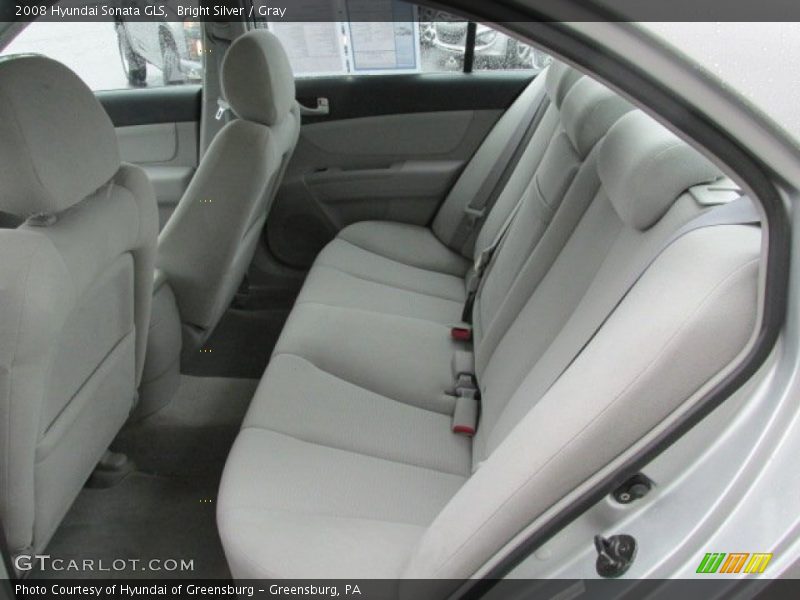 Bright Silver / Gray 2008 Hyundai Sonata GLS