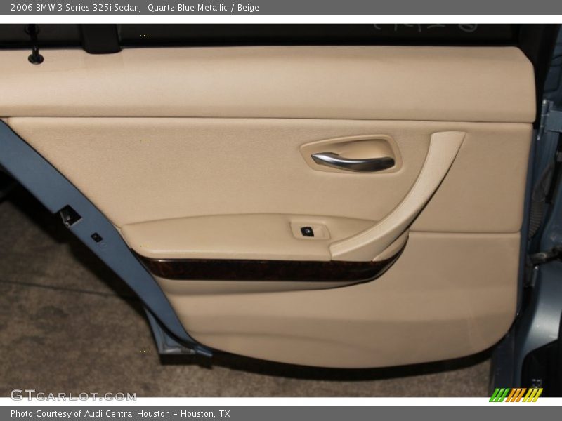 Quartz Blue Metallic / Beige 2006 BMW 3 Series 325i Sedan