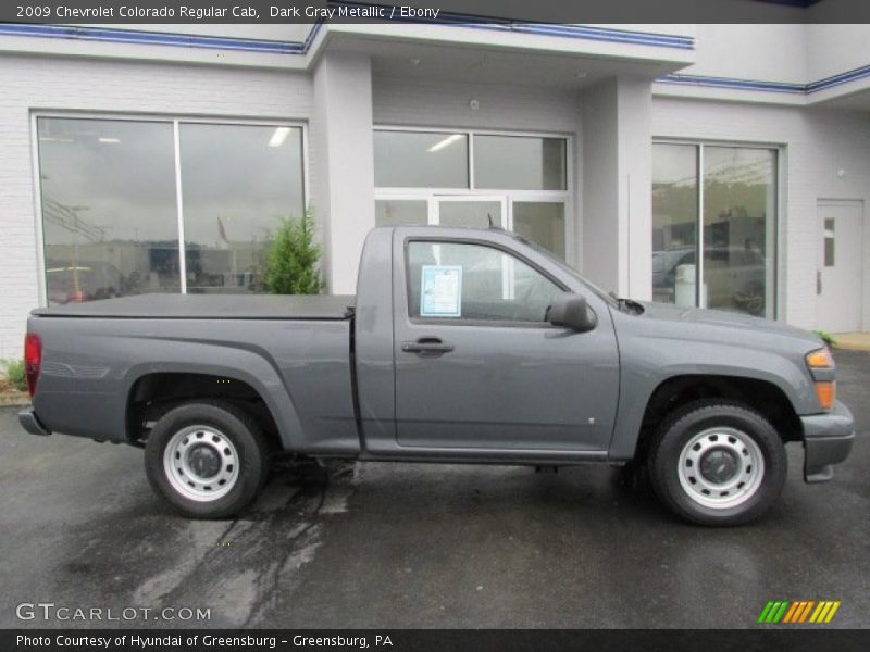 Dark Gray Metallic / Ebony 2009 Chevrolet Colorado Regular Cab