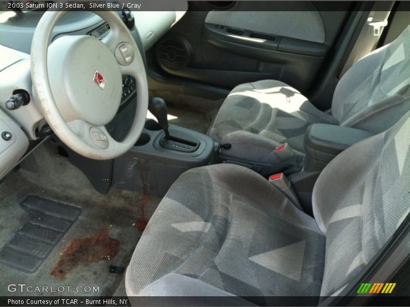 Silver Blue / Gray 2003 Saturn ION 3 Sedan