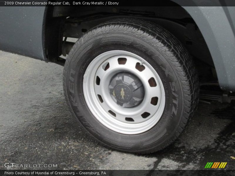 Dark Gray Metallic / Ebony 2009 Chevrolet Colorado Regular Cab