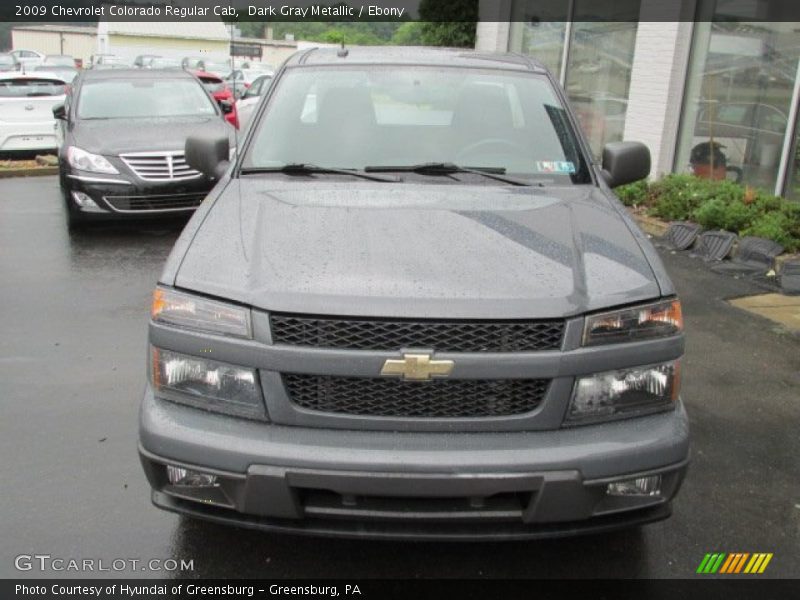 Dark Gray Metallic / Ebony 2009 Chevrolet Colorado Regular Cab