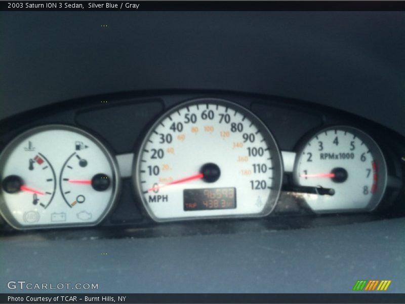 Silver Blue / Gray 2003 Saturn ION 3 Sedan