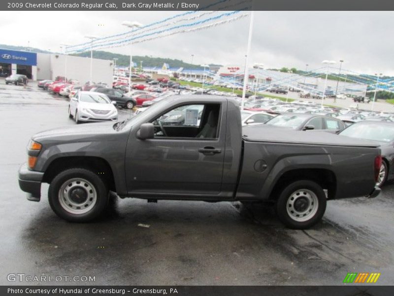 Dark Gray Metallic / Ebony 2009 Chevrolet Colorado Regular Cab