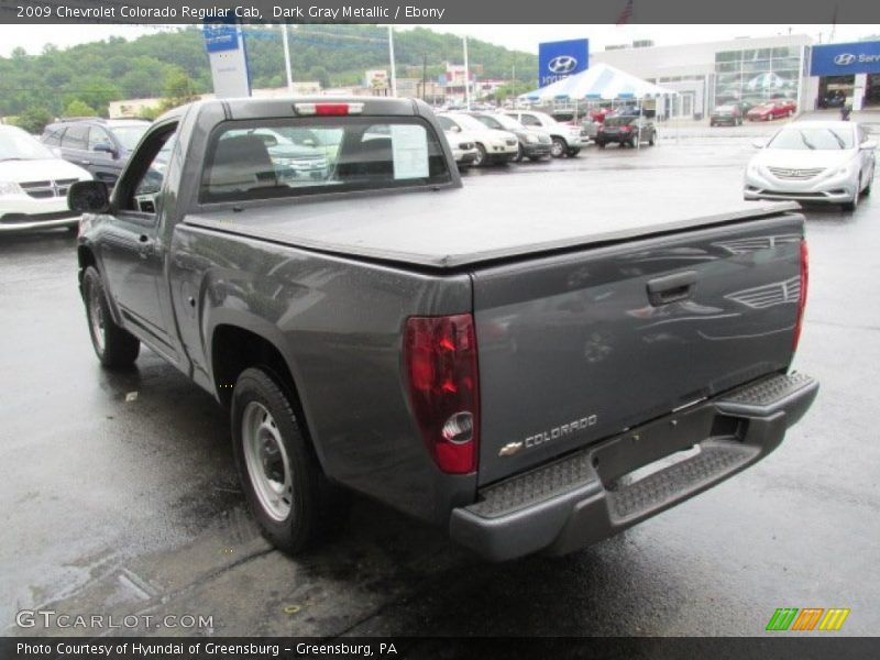Dark Gray Metallic / Ebony 2009 Chevrolet Colorado Regular Cab