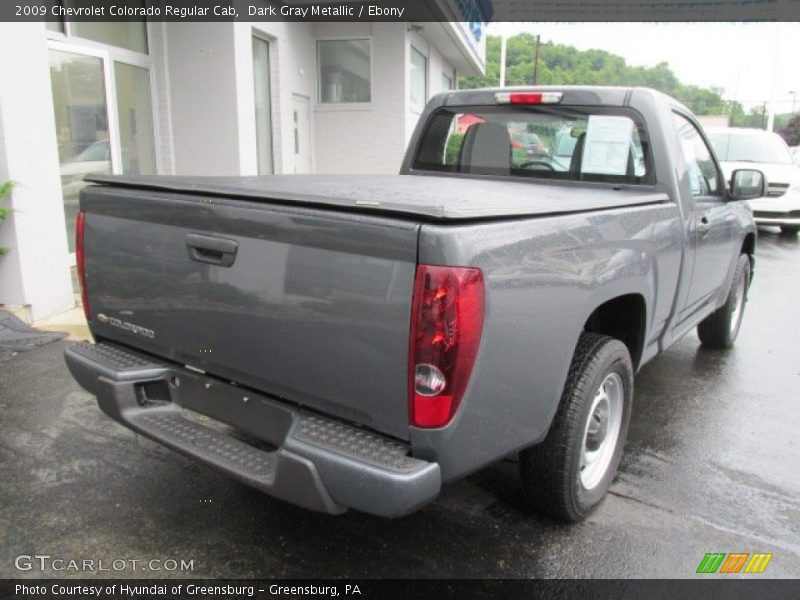 Dark Gray Metallic / Ebony 2009 Chevrolet Colorado Regular Cab
