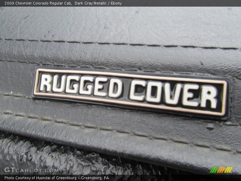 Dark Gray Metallic / Ebony 2009 Chevrolet Colorado Regular Cab