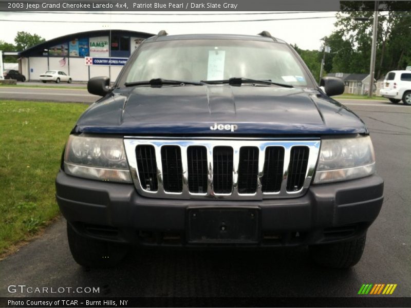 Patriot Blue Pearl / Dark Slate Gray 2003 Jeep Grand Cherokee Laredo 4x4