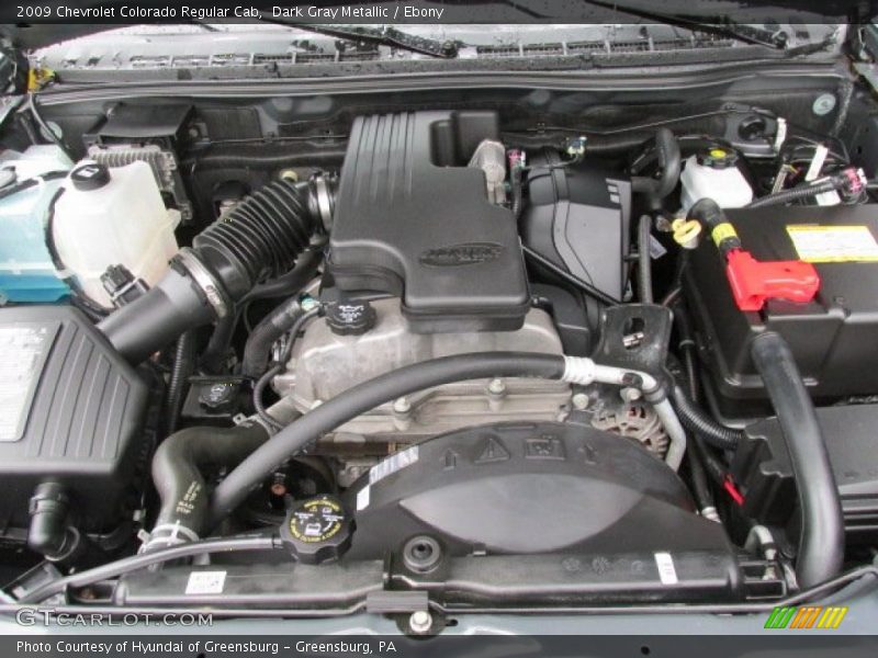 Dark Gray Metallic / Ebony 2009 Chevrolet Colorado Regular Cab