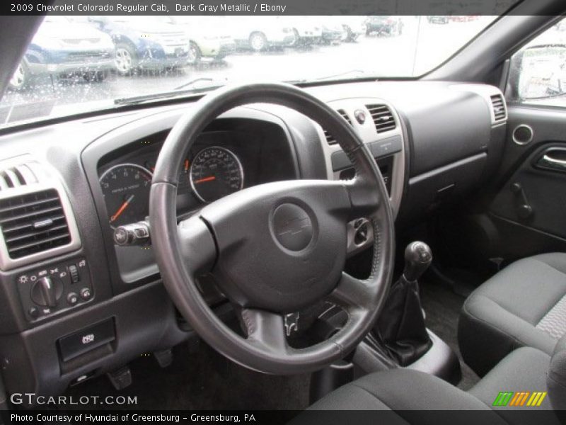 Dark Gray Metallic / Ebony 2009 Chevrolet Colorado Regular Cab