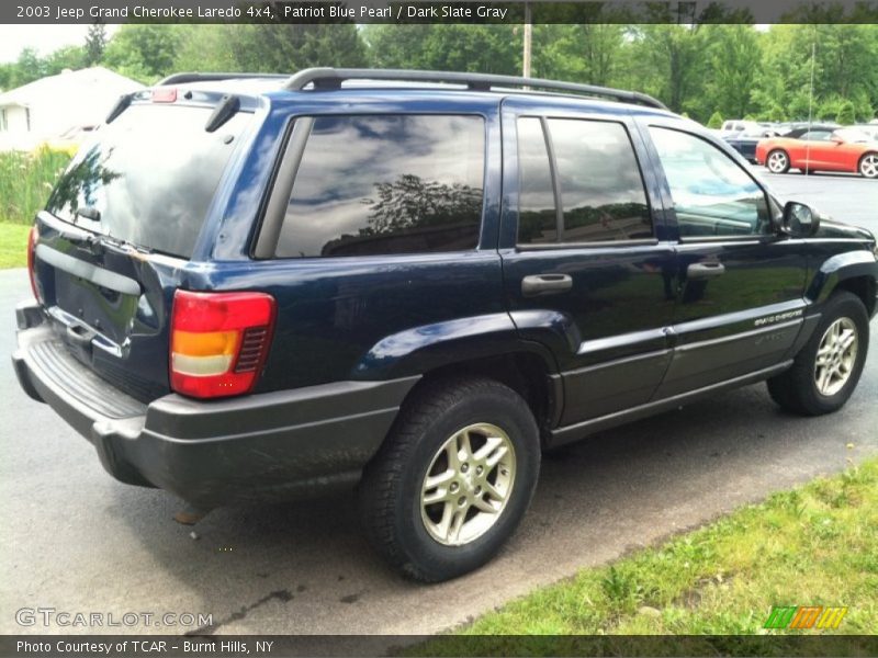Patriot Blue Pearl / Dark Slate Gray 2003 Jeep Grand Cherokee Laredo 4x4