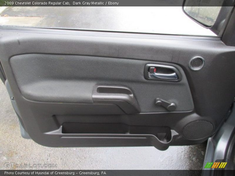 Dark Gray Metallic / Ebony 2009 Chevrolet Colorado Regular Cab