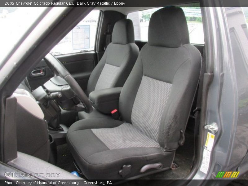 Dark Gray Metallic / Ebony 2009 Chevrolet Colorado Regular Cab