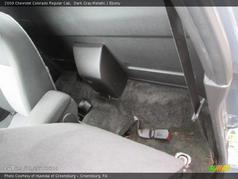 Dark Gray Metallic / Ebony 2009 Chevrolet Colorado Regular Cab