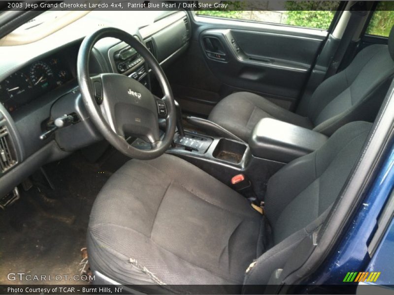 Patriot Blue Pearl / Dark Slate Gray 2003 Jeep Grand Cherokee Laredo 4x4