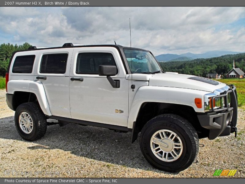 Birch White / Ebony Black 2007 Hummer H3 X