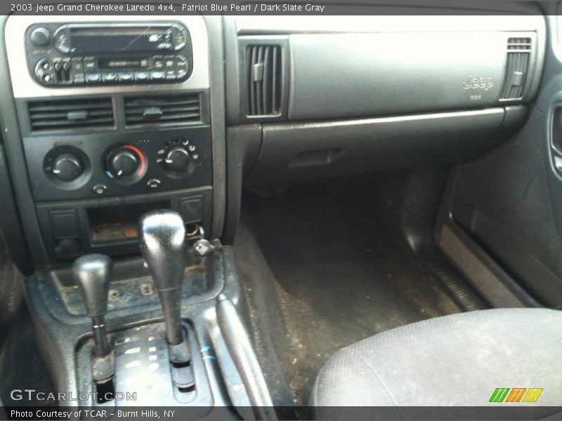 Patriot Blue Pearl / Dark Slate Gray 2003 Jeep Grand Cherokee Laredo 4x4