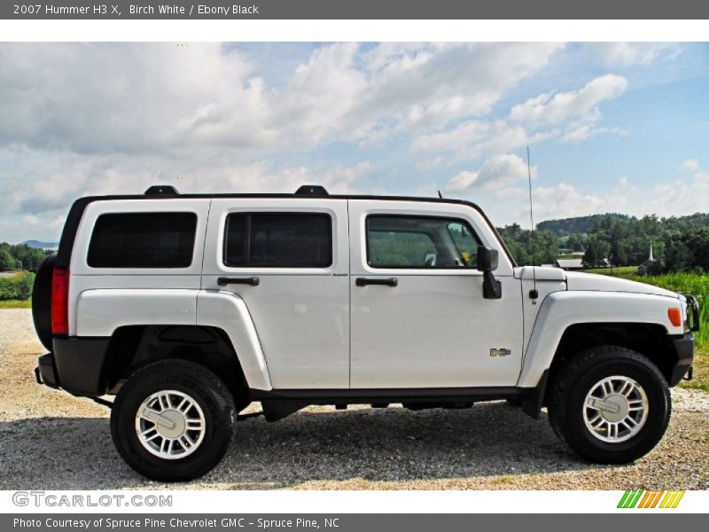 Birch White / Ebony Black 2007 Hummer H3 X