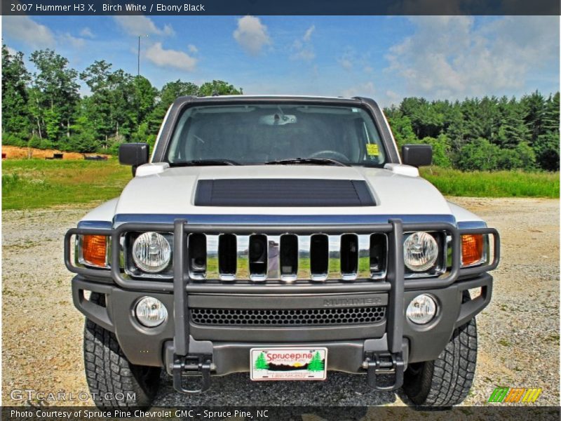 Birch White / Ebony Black 2007 Hummer H3 X