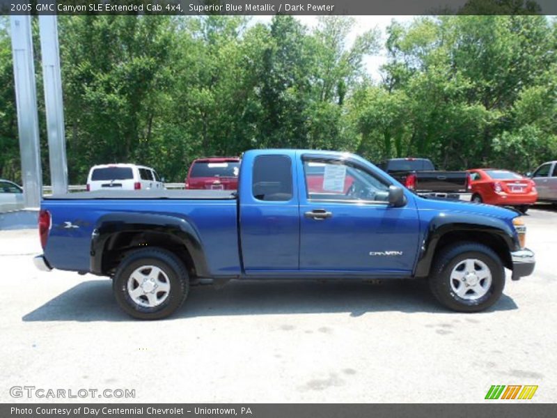  2005 Canyon SLE Extended Cab 4x4 Superior Blue Metallic