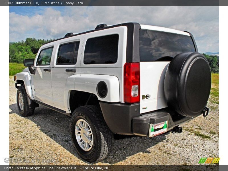 Birch White / Ebony Black 2007 Hummer H3 X