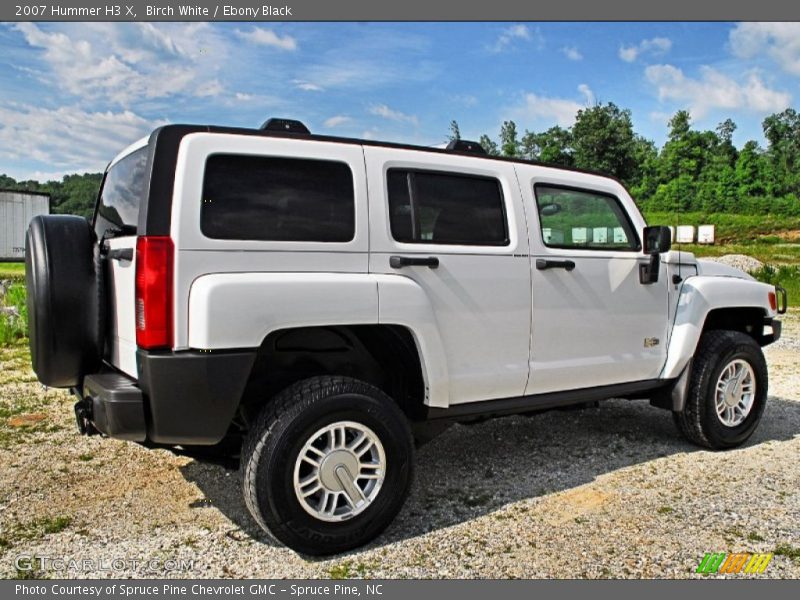 Birch White / Ebony Black 2007 Hummer H3 X