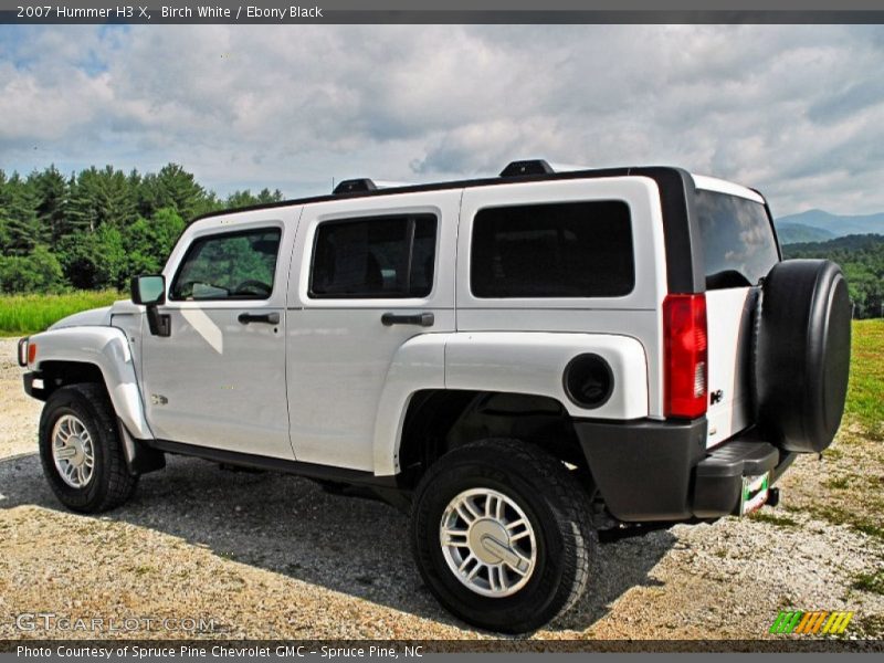 Birch White / Ebony Black 2007 Hummer H3 X