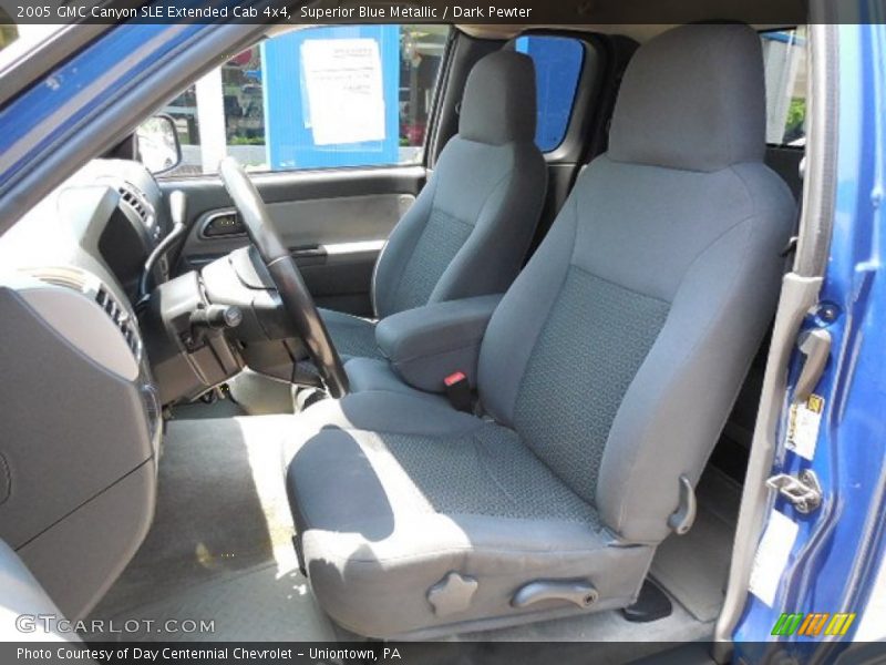 Front Seat of 2005 Canyon SLE Extended Cab 4x4