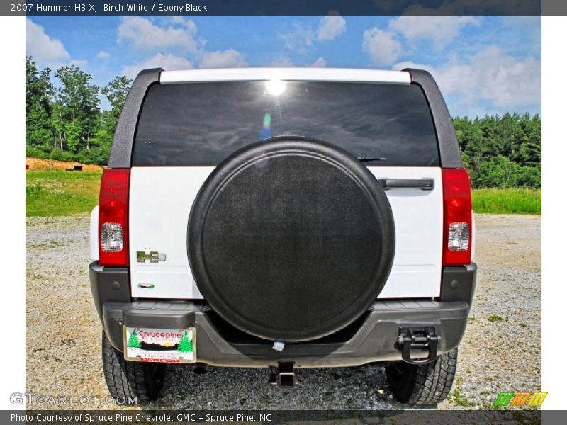 Birch White / Ebony Black 2007 Hummer H3 X