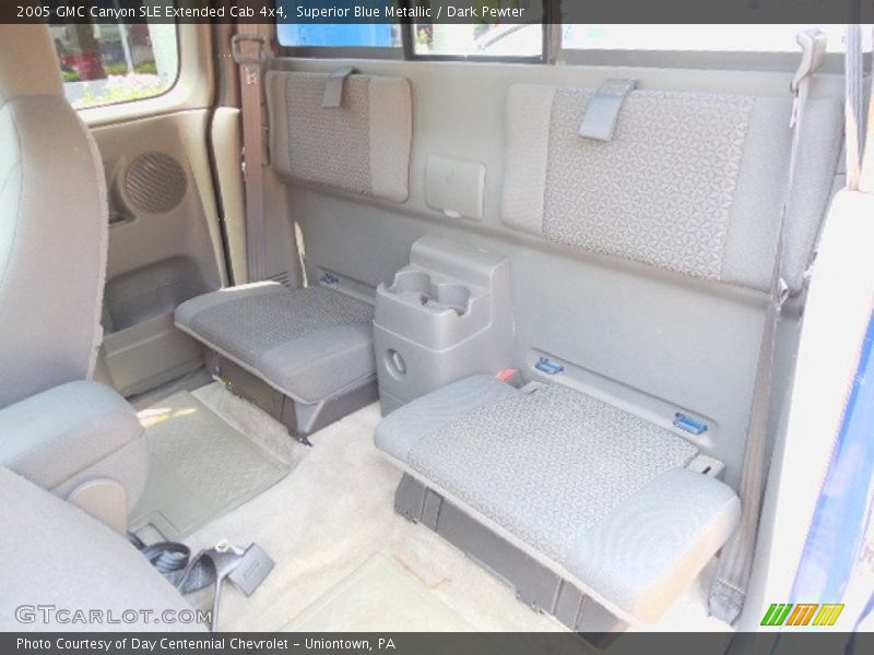 Rear Seat of 2005 Canyon SLE Extended Cab 4x4