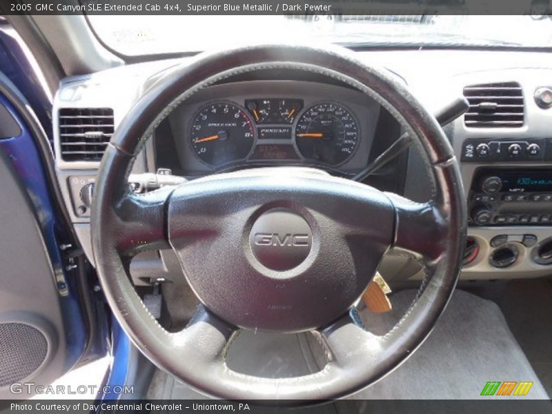  2005 Canyon SLE Extended Cab 4x4 Steering Wheel