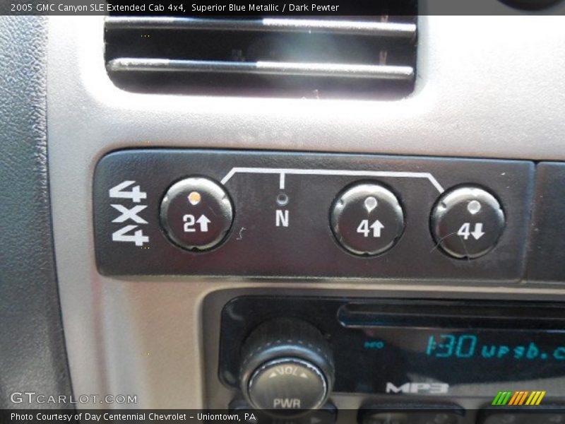 Superior Blue Metallic / Dark Pewter 2005 GMC Canyon SLE Extended Cab 4x4
