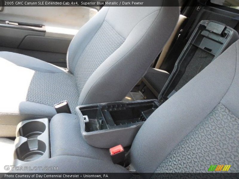 Superior Blue Metallic / Dark Pewter 2005 GMC Canyon SLE Extended Cab 4x4
