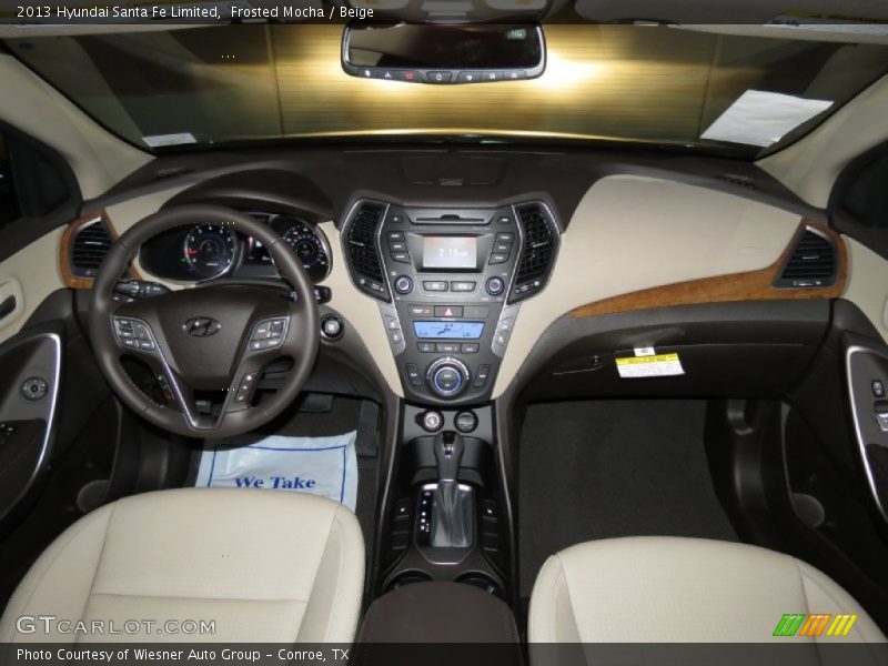  2013 Santa Fe Limited Beige Interior