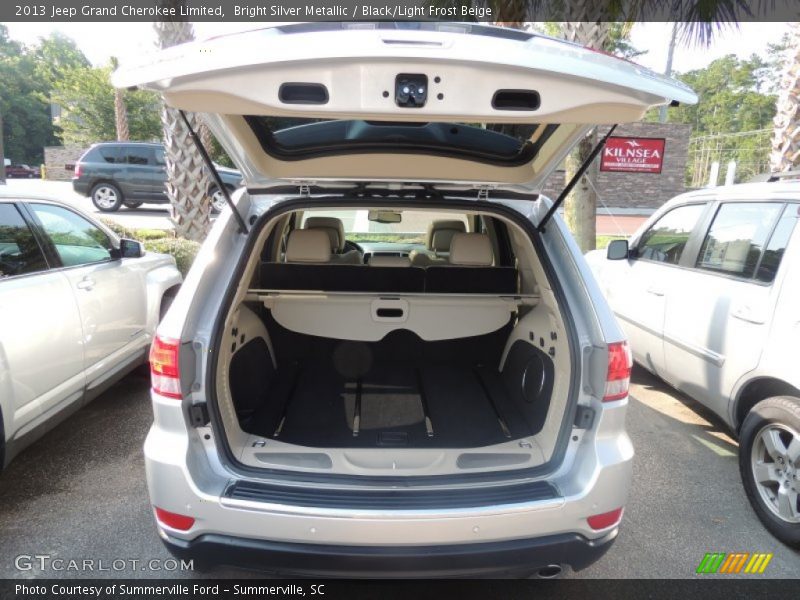 Bright Silver Metallic / Black/Light Frost Beige 2013 Jeep Grand Cherokee Limited