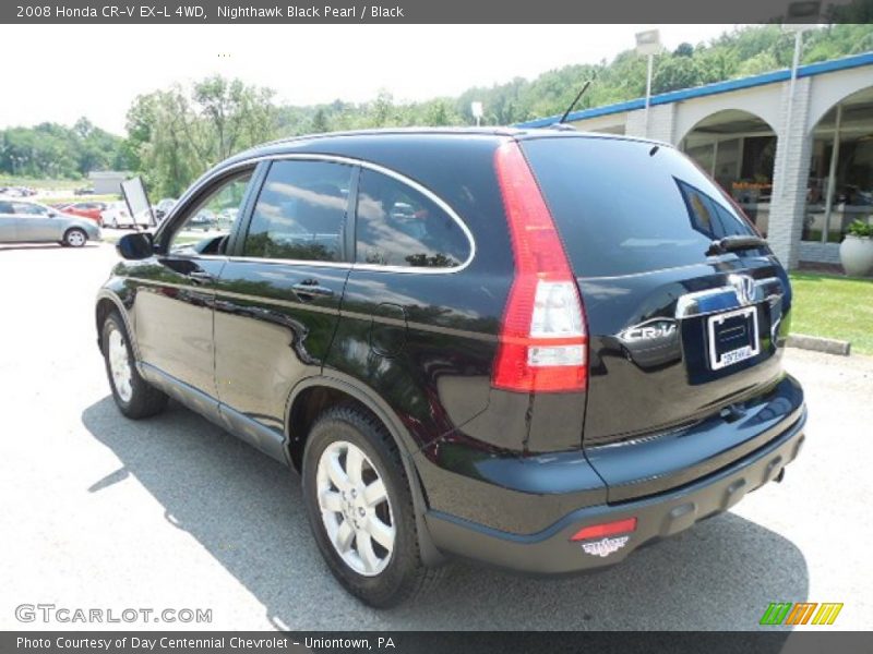 Nighthawk Black Pearl / Black 2008 Honda CR-V EX-L 4WD