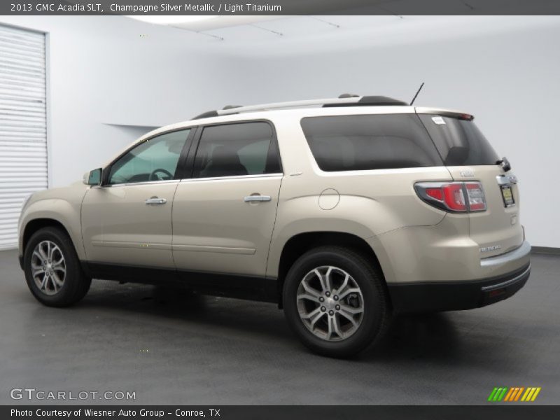 Champagne Silver Metallic / Light Titanium 2013 GMC Acadia SLT