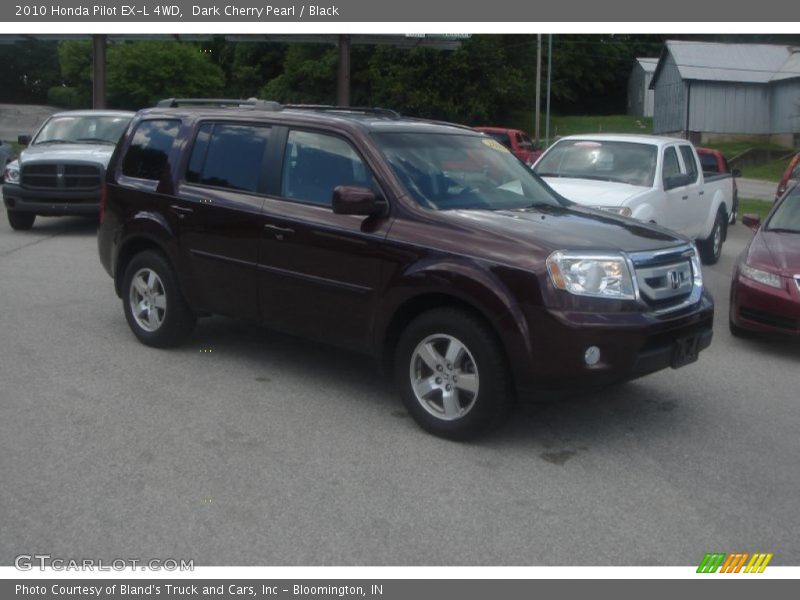 Dark Cherry Pearl / Black 2010 Honda Pilot EX-L 4WD