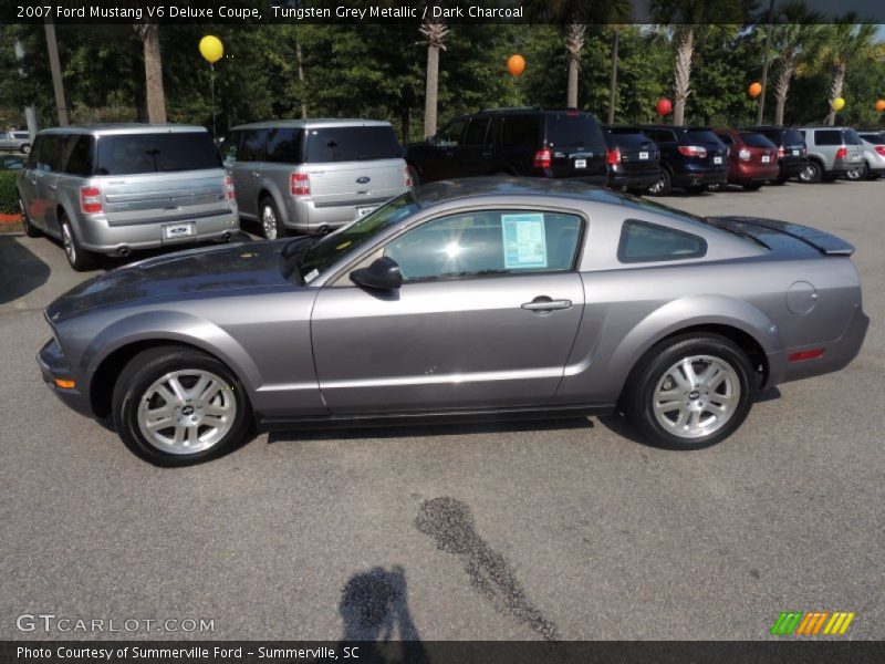 Tungsten Grey Metallic / Dark Charcoal 2007 Ford Mustang V6 Deluxe Coupe