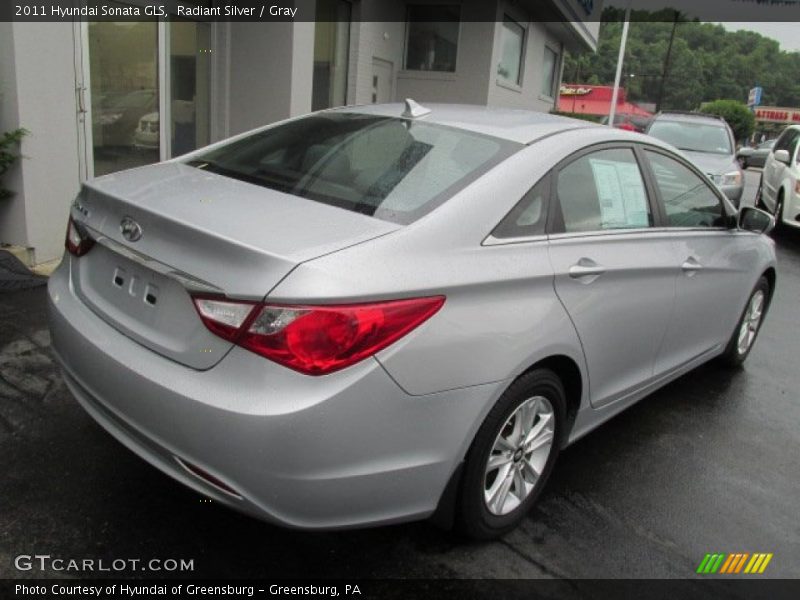 Radiant Silver / Gray 2011 Hyundai Sonata GLS